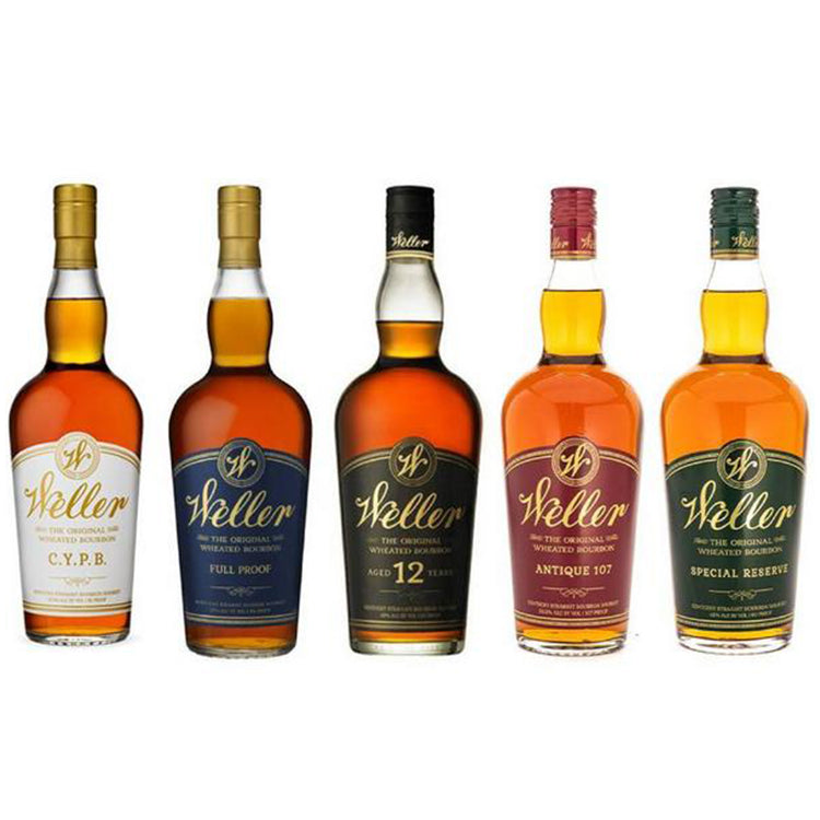 W.L. Weller Bourbon Five Bottle Bundle